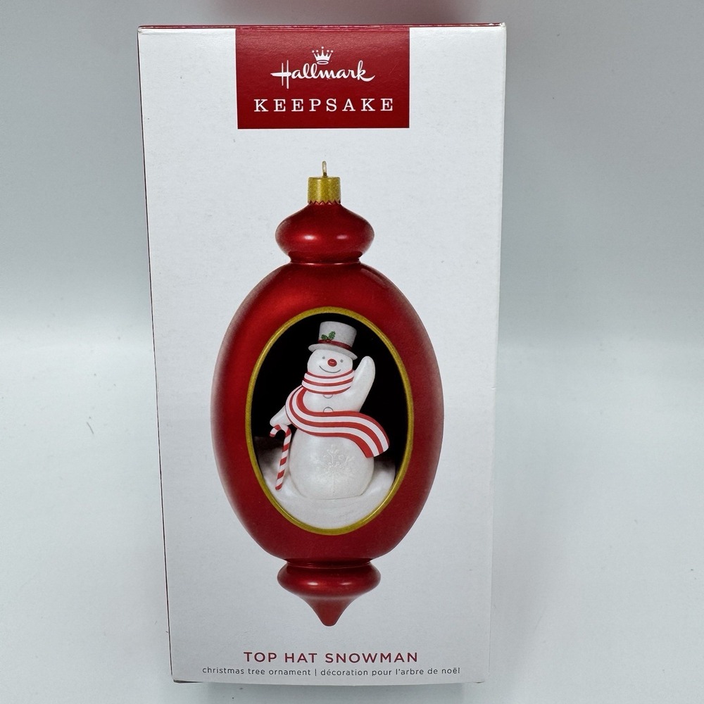 2022 Hallmark Keepsake "Top Hat Snowman" Limited Edition Ornament